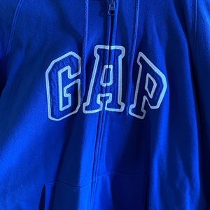 Cobalt blue Gap zip up hoodie sweatshirt💙